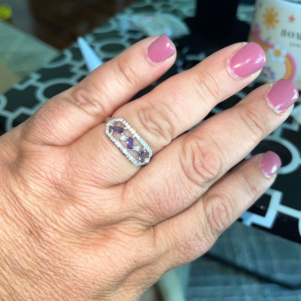 Maze of Sparkle-Bomb Party ring